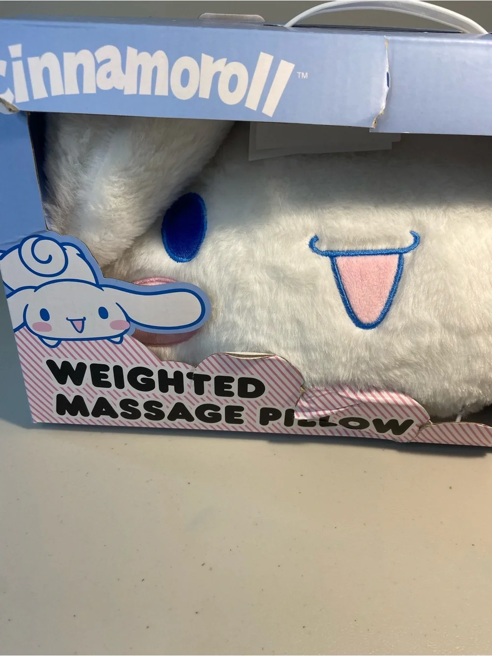 Hello Kitty Cinnamoroll White Blue Weighted Massage Pillow
